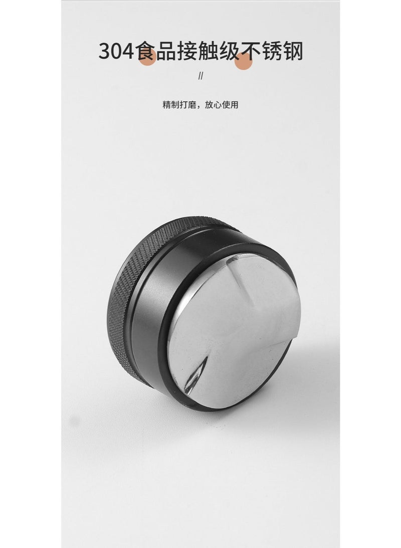 Premium 51mm Espresso Coffee Distributor & Leveler – Black Professional Coffee Grounds Tool for Even Extraction - Image 3